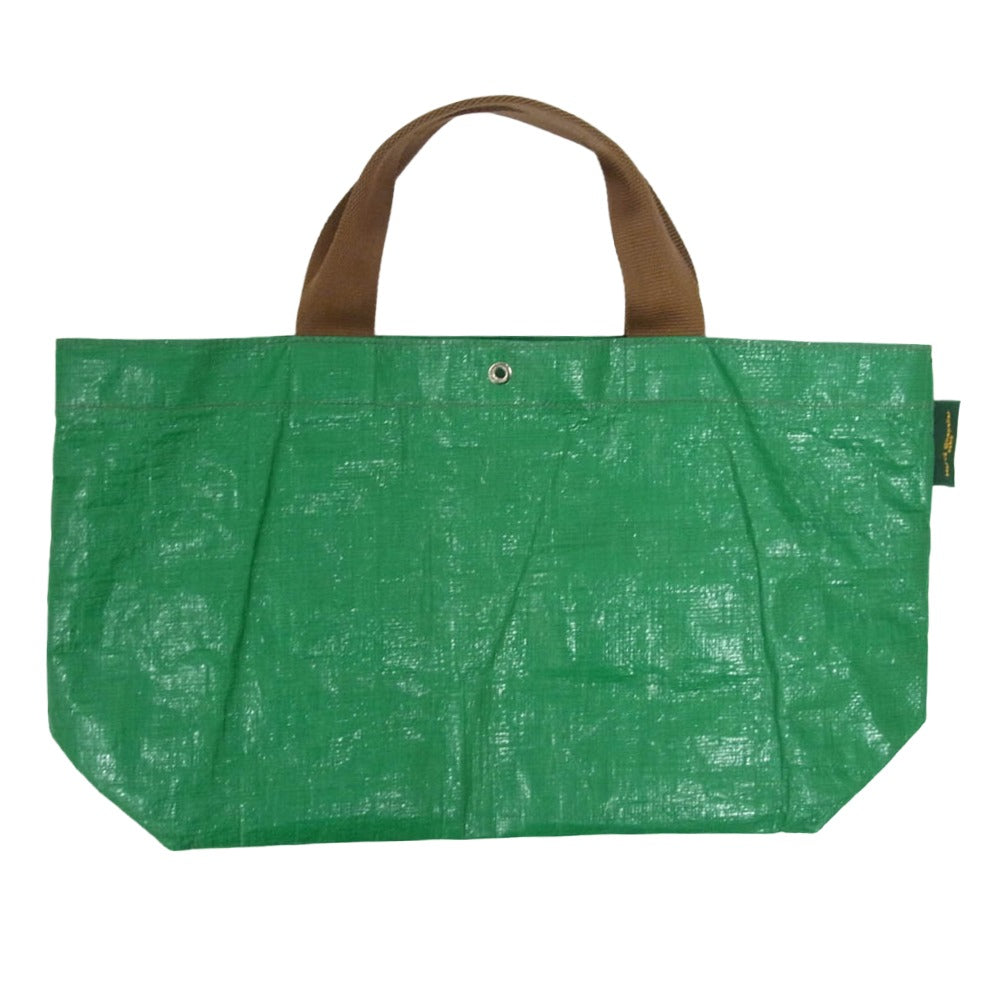 Herve Chapelier エルベ・シャプリエ 2012PP FORET SABLE フォレ×サーブル マルシェ トート バッグ M グリーン系【中古】