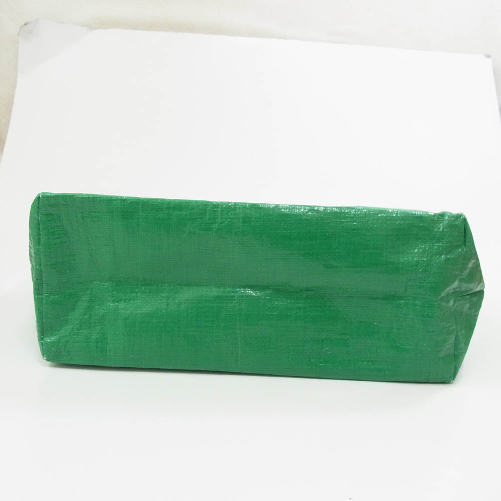 Herve Chapelier エルベ・シャプリエ 2012PP FORET SABLE フォレ×サーブル マルシェ トート バッグ M グリーン系【中古】