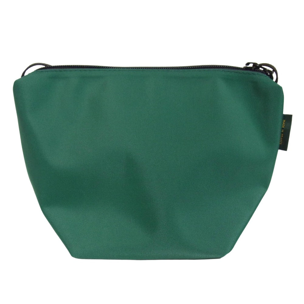 Herve Chapelier エルベ・シャプリエ 2885N SAPIN サパン ナイロン 舟型 ショルダーバッグ グリーン系 S【美品】【中古】