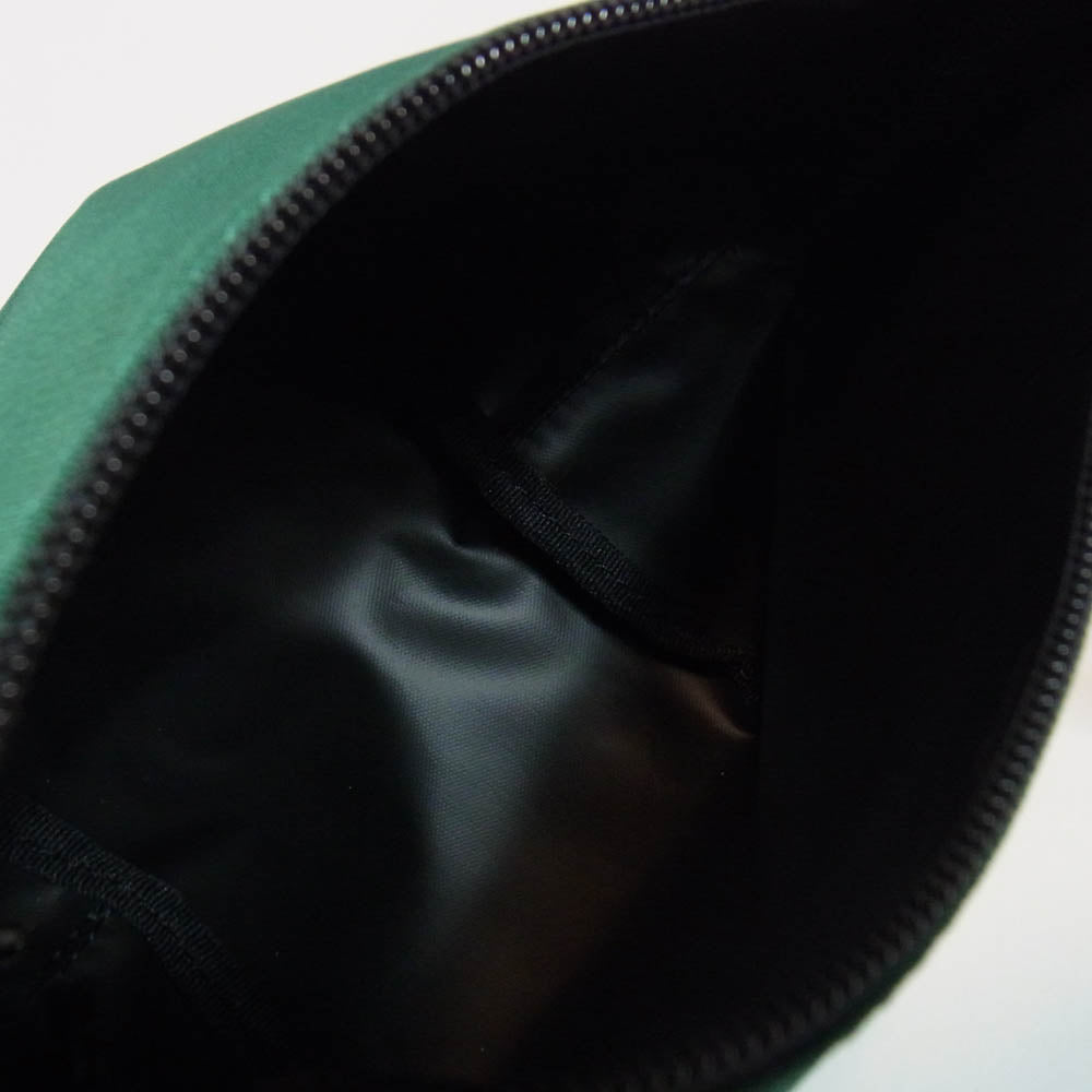 Herve Chapelier エルベ・シャプリエ 2885N SAPIN サパン ナイロン 舟型 ショルダーバッグ グリーン系 S【美品】【中古】