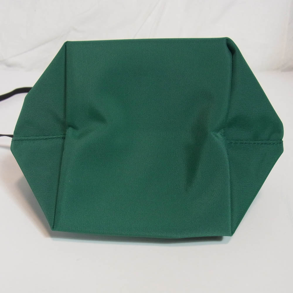 Herve Chapelier エルベ・シャプリエ 2885N SAPIN サパン ナイロン 舟型 ショルダーバッグ グリーン系 S【美品】【中古】