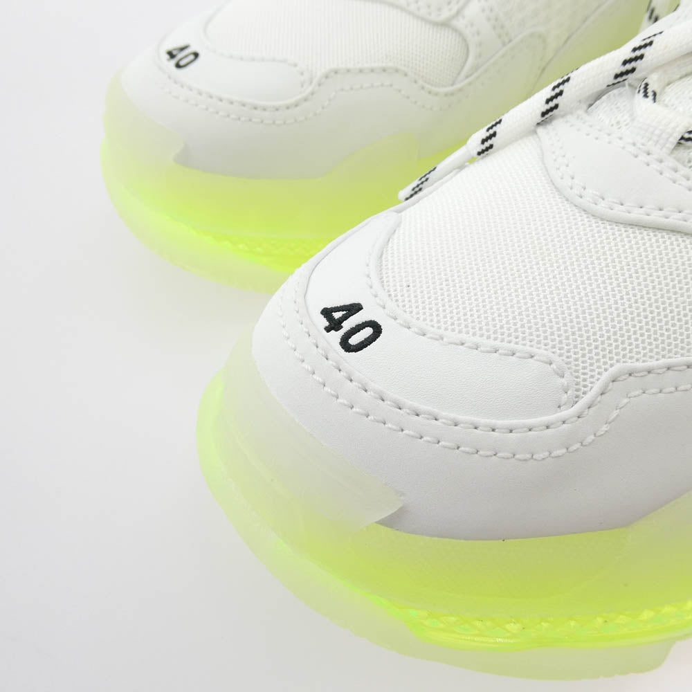 BALENCIAGA バレンシアガ 541624 フェイクバスターズ鑑定済 TRIPLE S SNEAKER トリプルS クリアソール スニーカー 40(26.5cm)【新古品】【未使用】【中古】