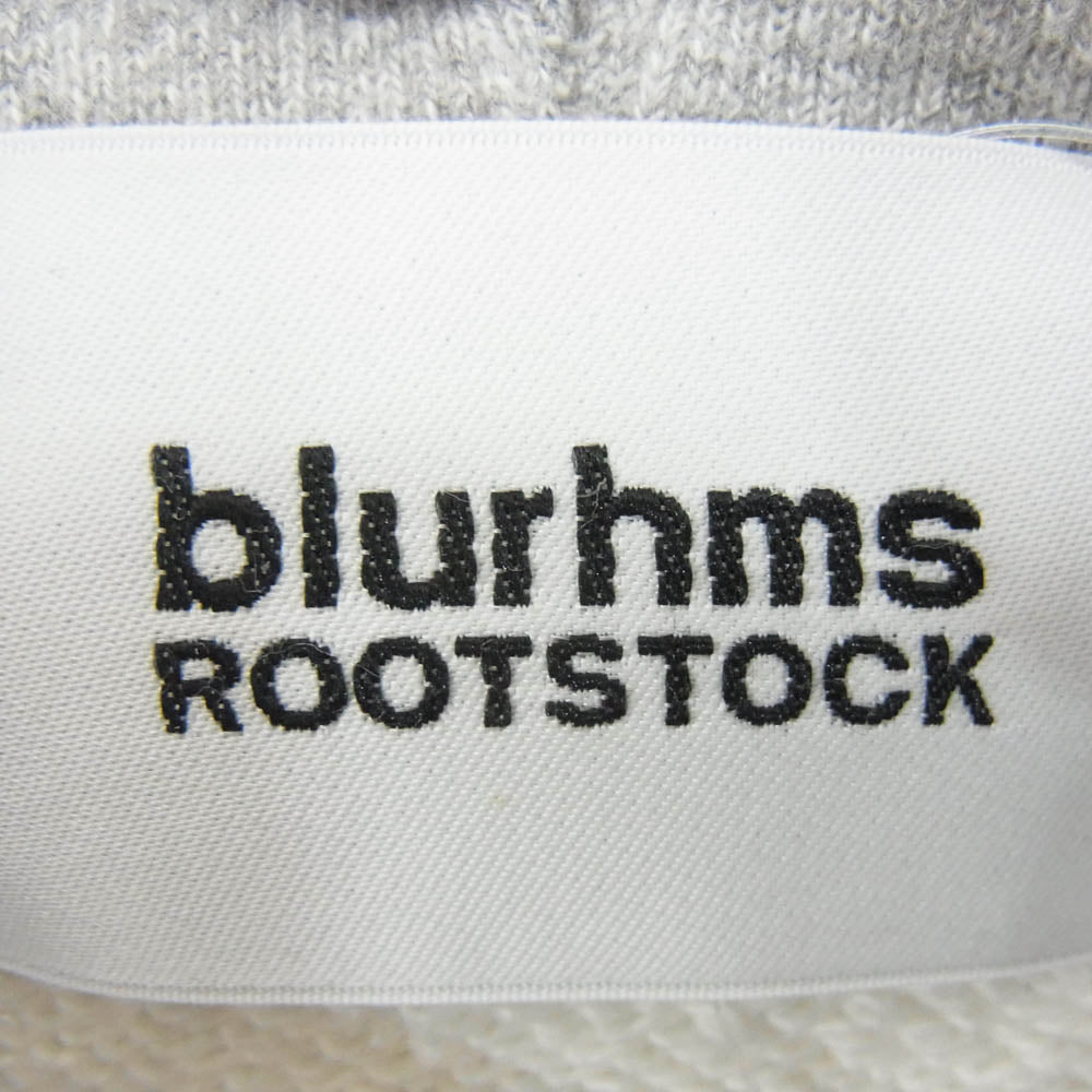 blurhms ROOTSTOCK ブラームスルーツストック BHS-RKSS17002 プルオーバー フーディ パーカー グレー系 3【中古】
