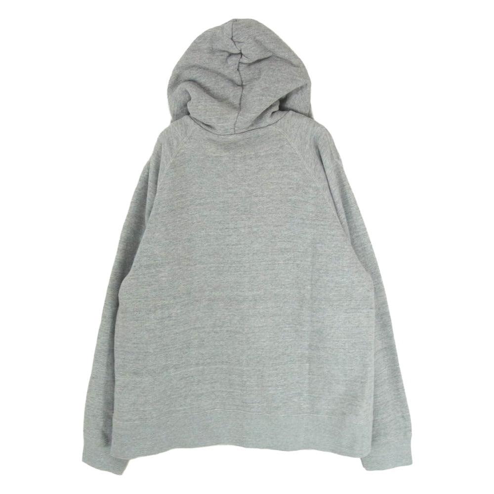 blurhms ROOTSTOCK ブラームスルーツストック BHS-RKSS17003 Sweat Hooded コットン ダブルジップ パーカー グレー系 2【中古】