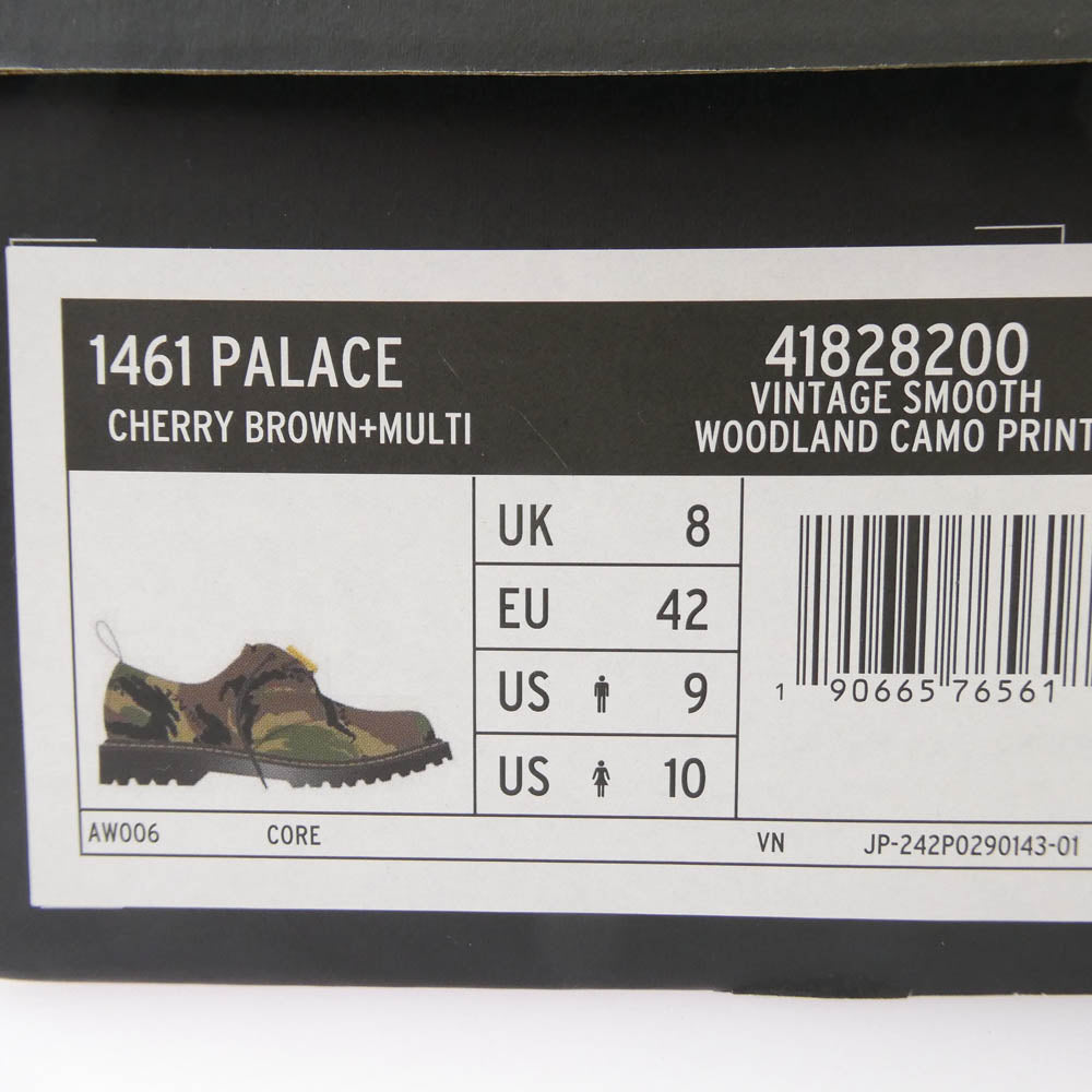 Dr.Martens ドクターマーチン 41828200 × PALACE パレス 1461 3holes Shoes 3ホールシューズ ウッドランドカモ シューズ マルチカラー系 UK8【中古】