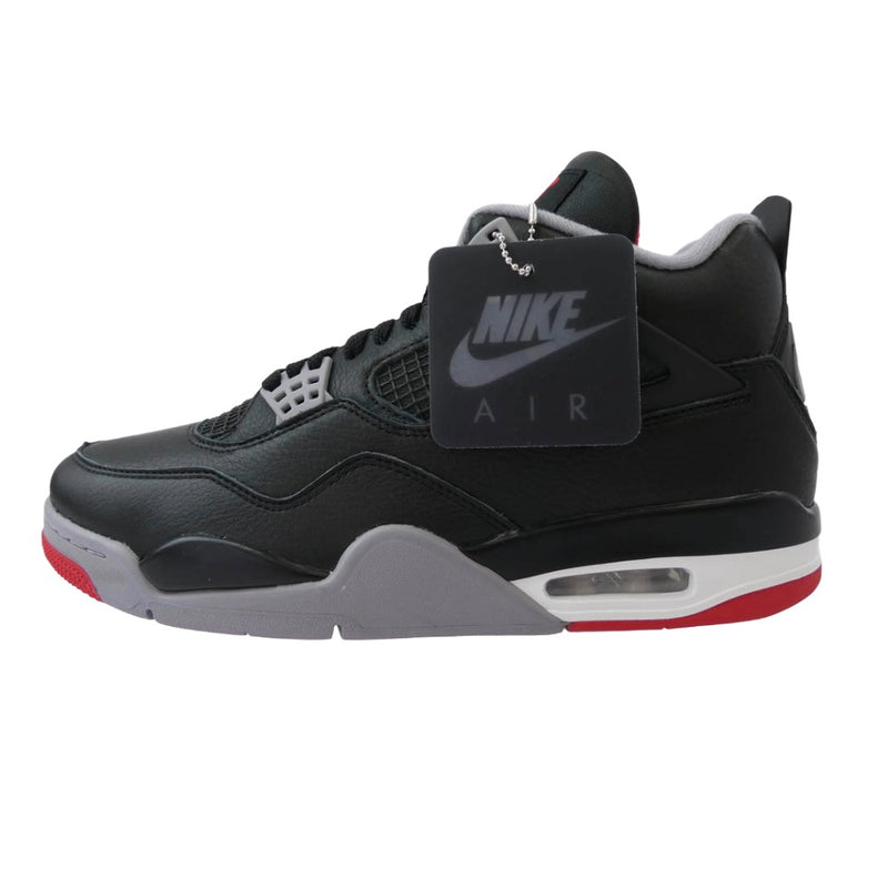 NIKE ナイキ FV5029-006 Air Jordan 4 Retro Bred Reimagined エアジョーダン4 レトロ ブレッド リイマジンド スニーカー ブラック系 28.5cm【極上美品】【中古】