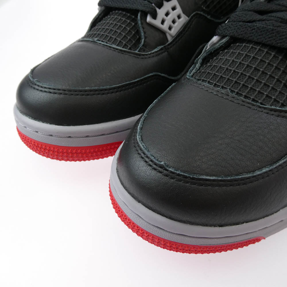 NIKE ナイキ FV5029-006 Air Jordan 4 Retro Bred Reimagined エアジョーダン4 レトロ ブレッド リイマジンド スニーカー ブラック系 28.5cm【極上美品】【中古】