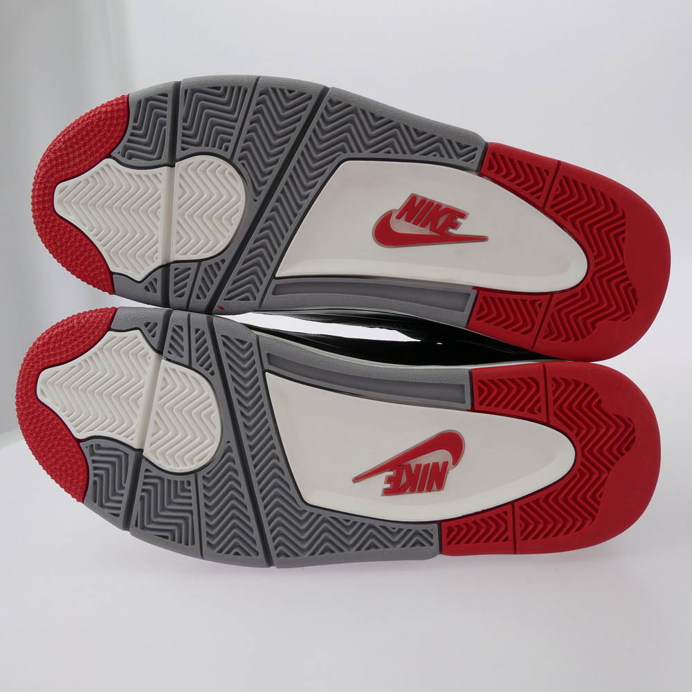NIKE ナイキ FV5029-006 Air Jordan 4 Retro Bred Reimagined エアジョーダン4 レトロ ブレッド リイマジンド スニーカー ブラック系 28.5cm【極上美品】【中古】