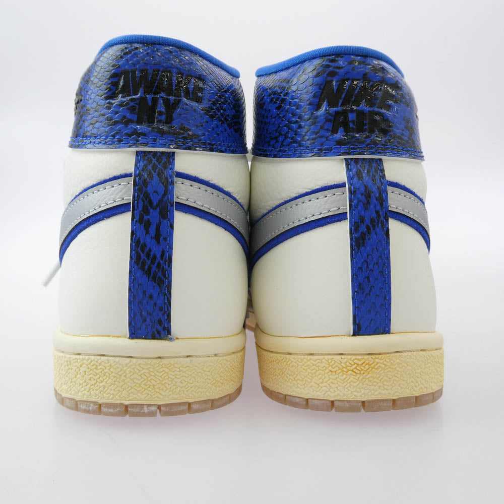 NIKE ナイキ FN8675-104 × Awake NY Jordan Air Ship SP Game Royal アウェイク ニューヨーク ジョーダン エアシップ SP ゲームロイヤル ブルー系 グレー系 26.5cm【新古品】【未使用】【中古】