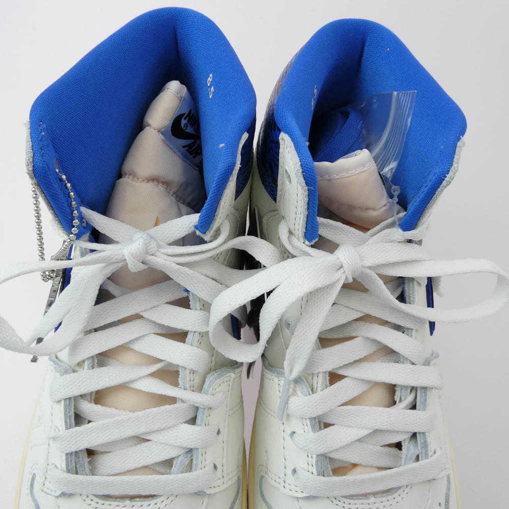 NIKE ナイキ FN8675-104 × Awake NY Jordan Air Ship SP Game Royal アウェイク ニューヨーク ジョーダン エアシップ SP ゲームロイヤル ブルー系 グレー系 26.5cm【新古品】【未使用】【中古】