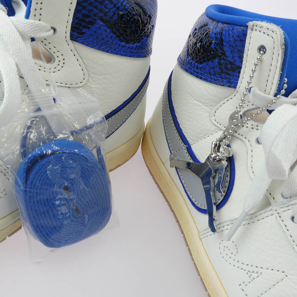 NIKE ナイキ FN8675-104 × Awake NY Jordan Air Ship SP Game Royal アウェイク ニューヨーク ジョーダン エアシップ SP ゲームロイヤル ブルー系 グレー系 26.5cm【新古品】【未使用】【中古】