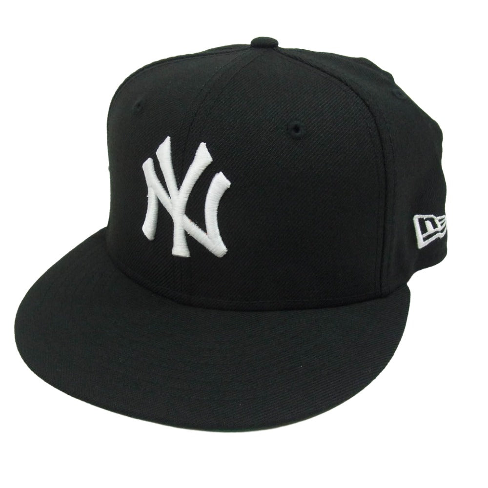 NEW ERA ニューエラ Paper Planes ペーパープレーンズ NY ニューヨークヤンキース キャップ ブラック×グリーン ブラック系 7 1/4【中古】