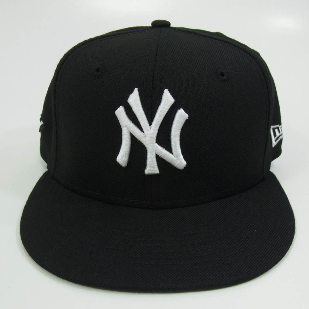 NEW ERA ニューエラ Paper Planes ペーパープレーンズ NY ニューヨークヤンキース キャップ ブラック×グリーン ブラック系 7 1/4【中古】