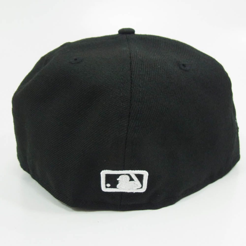 NEW ERA ニューエラ Paper Planes ペーパープレーンズ NY ニューヨークヤンキース キャップ ブラック×グリーン ブラック系 7 1/4【中古】