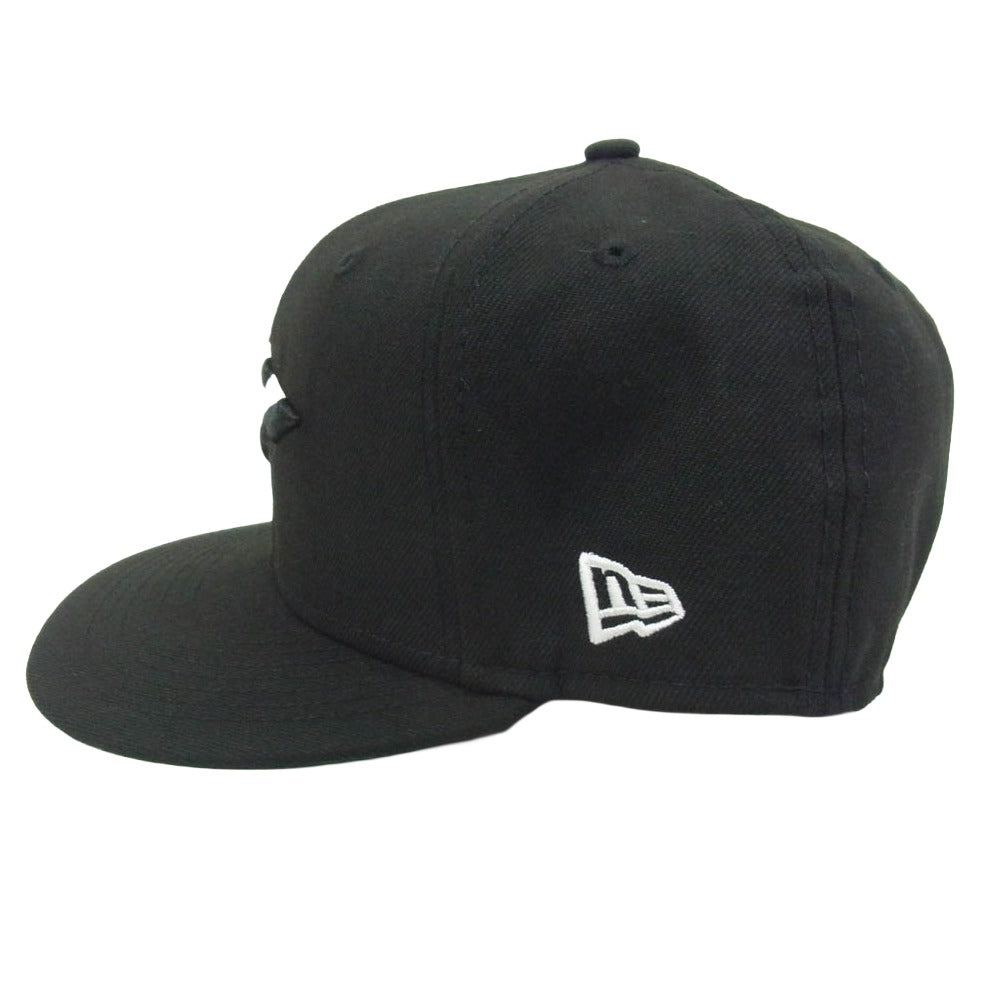 NEW ERA ニューエラ Paper Planes ペーパープレーンズ キャップ ブラック×グリーン ブラック系 7 1/4【美品】【中古】