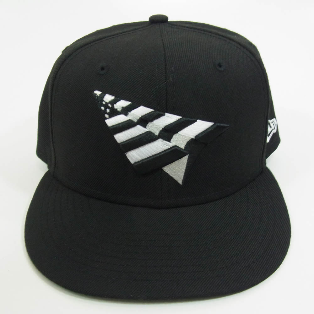 NEW ERA ニューエラ Paper Planes ペーパープレーンズ キャップ ブラック×グリーン ブラック系 7 1/4【美品】【中古】