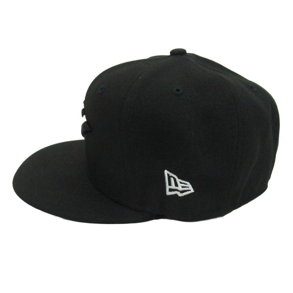NEW ERA ニューエラ Paper Planes ペーパープレーンズ キャップ ブラック×ブラック ブラック系 7 1/4【美品】【中古】