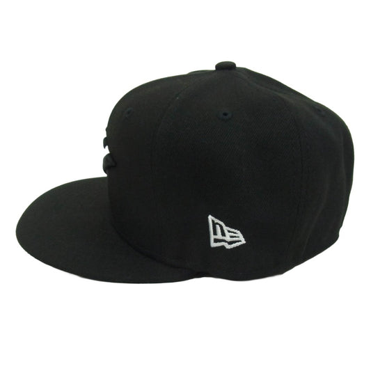NEW ERA ニューエラ Paper Planes ペーパープレーンズ キャップ ブラック×ブラック ブラック系 7 1/4【美品】【中古】