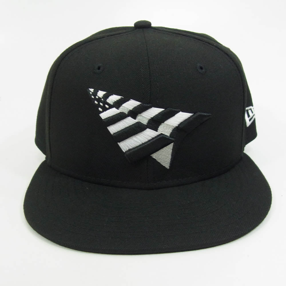 NEW ERA ニューエラ Paper Planes ペーパープレーンズ キャップ ブラック×ブラック ブラック系 7 1/4【美品】【中古】