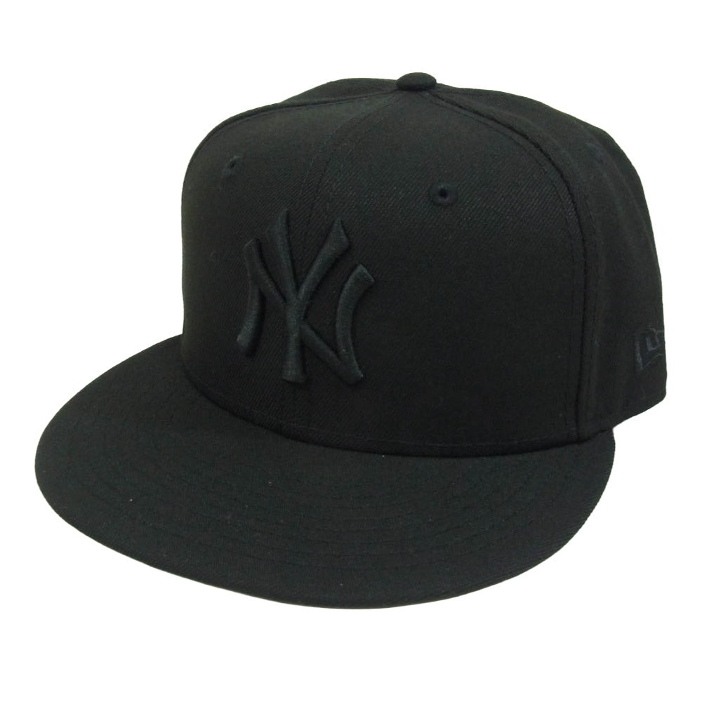 NEW ERA ニューエラ Paper Planes ペーパープレーンズ NY ニューヨークヤンキース キャップ ブラック×グレー ブラック系 7 1/4【美品】【中古】