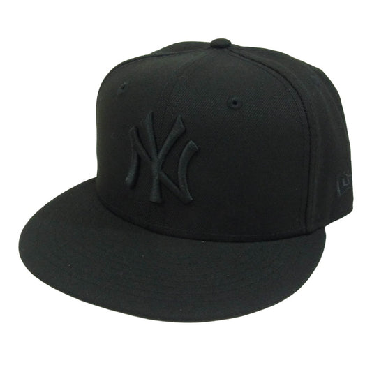 NEW ERA ニューエラ Paper Planes ペーパープレーンズ NY ニューヨークヤンキース キャップ ブラック×グレー ブラック系 7 1/4【美品】【中古】