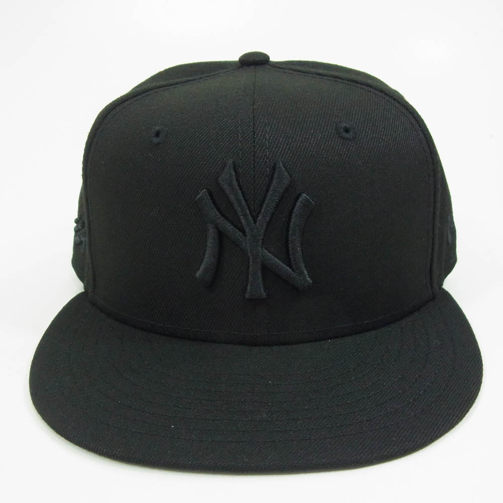 NEW ERA ニューエラ Paper Planes ペーパープレーンズ NY ニューヨークヤンキース キャップ ブラック×グレー ブラック系 7 1/4【美品】【中古】
