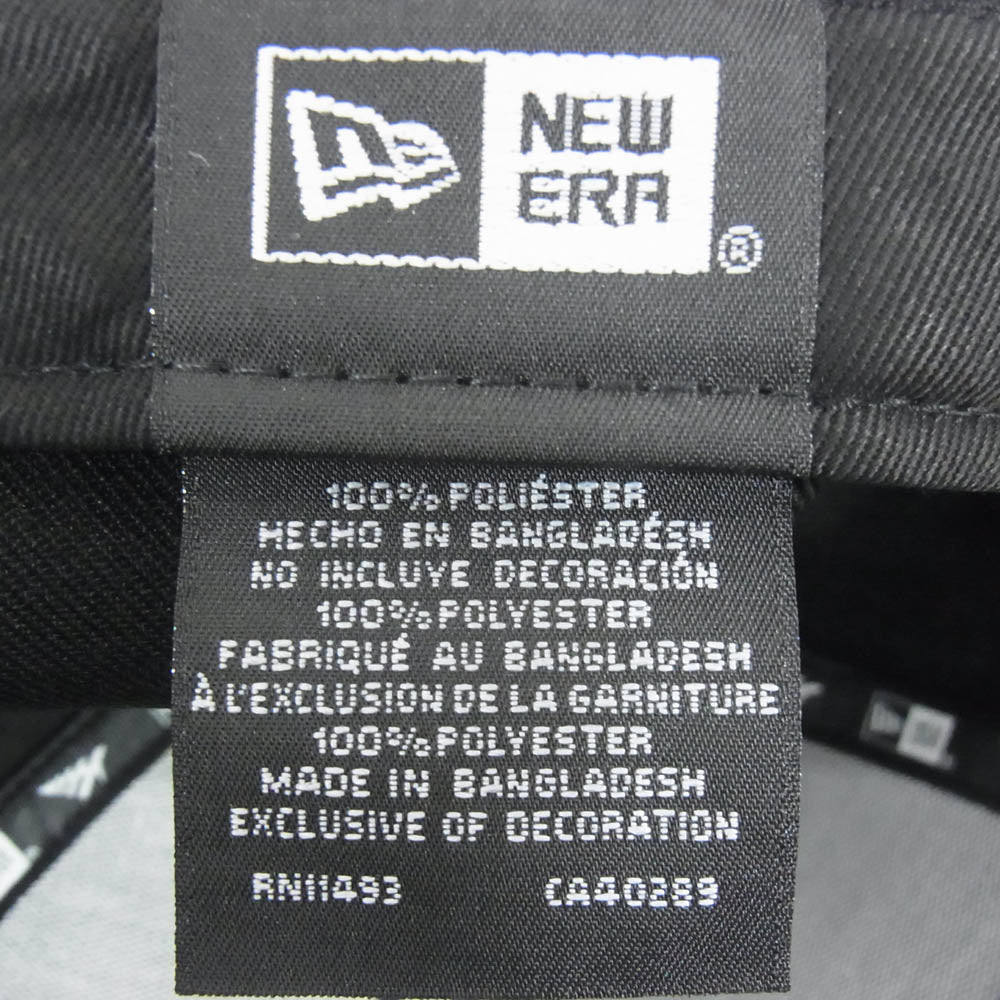 NEW ERA ニューエラ Paper Planes ペーパープレーンズ Ps ロゴ キャップ ブラック系 7 1/4【美品】【中古】