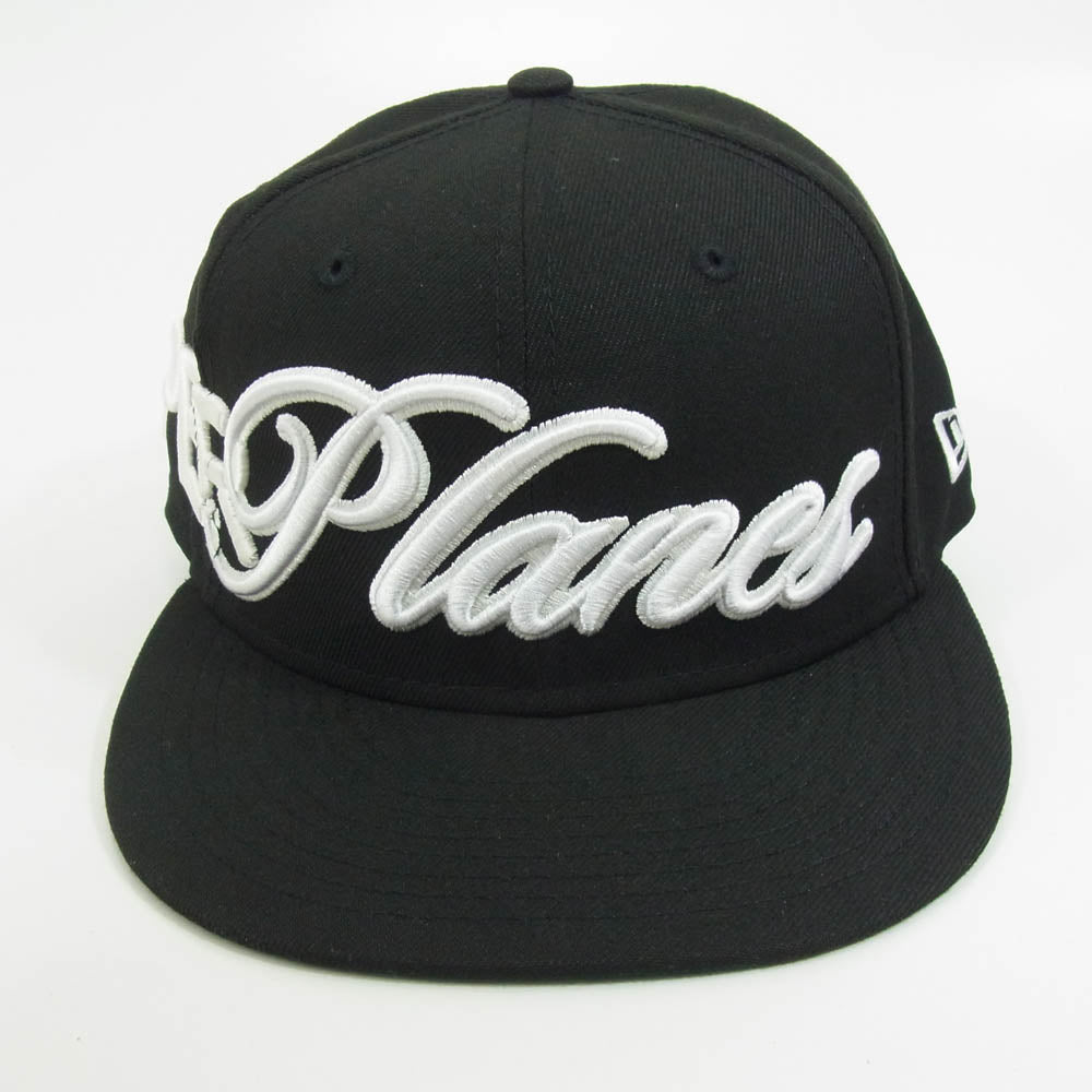 NEW ERA ニューエラ Paper Planes ペーパープレーンズ ロゴ キャップ ブラック×グリーン ブラック系 7 1/4【美品】【中古】