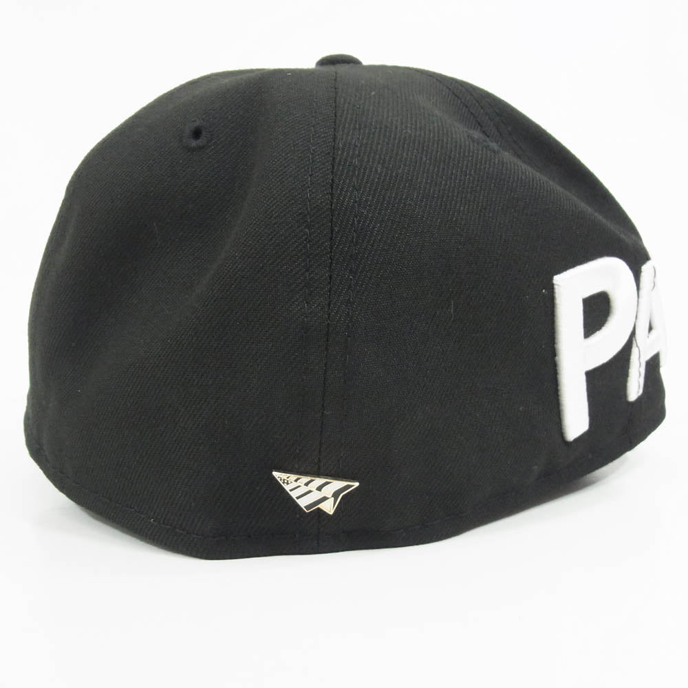 NEW ERA ニューエラ Paper Planes ペーパープレーンズ ロゴ キャップ ブラック×グリーン ブラック系 7 1/4【美品】【中古】
