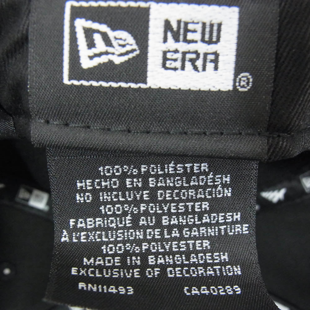 NEW ERA ニューエラ Paper Planes ペーパープレーンズ ロゴ キャップ ブラック×グリーン ブラック系 7 1/4【美品】【中古】