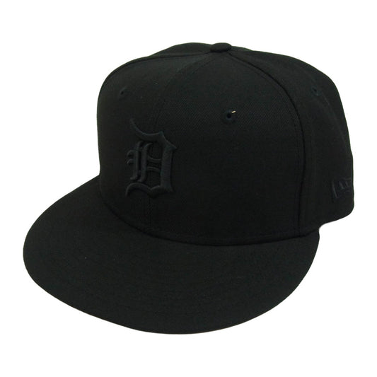 NEW ERA ニューエラ Paper Planes ペーパープレーンズ Detroit Tigers デトロイトタイガーズ キャップ ブラック×オレンジ ブラック系 7 1/4【美品】【中古】