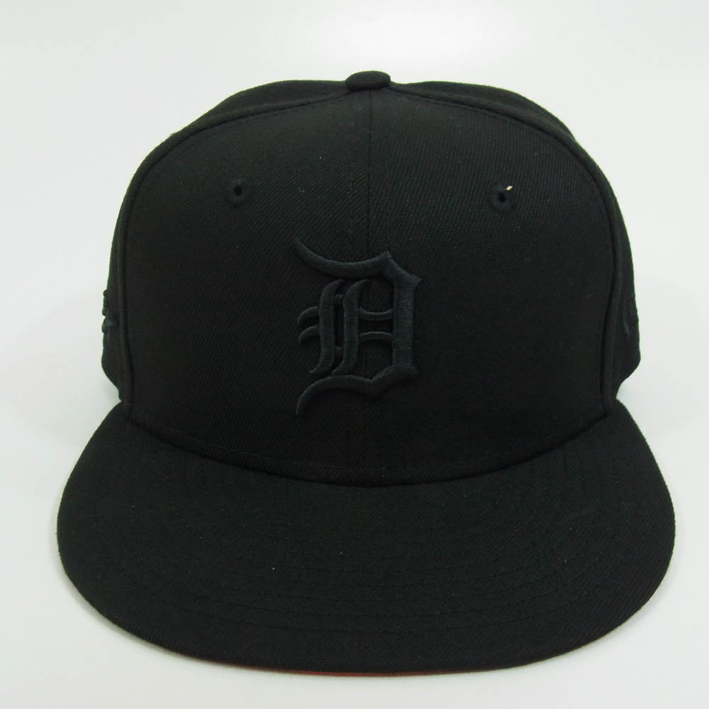 NEW ERA ニューエラ Paper Planes ペーパープレーンズ Detroit Tigers デトロイトタイガーズ キャップ ブラック×オレンジ ブラック系 7 1/4【美品】【中古】