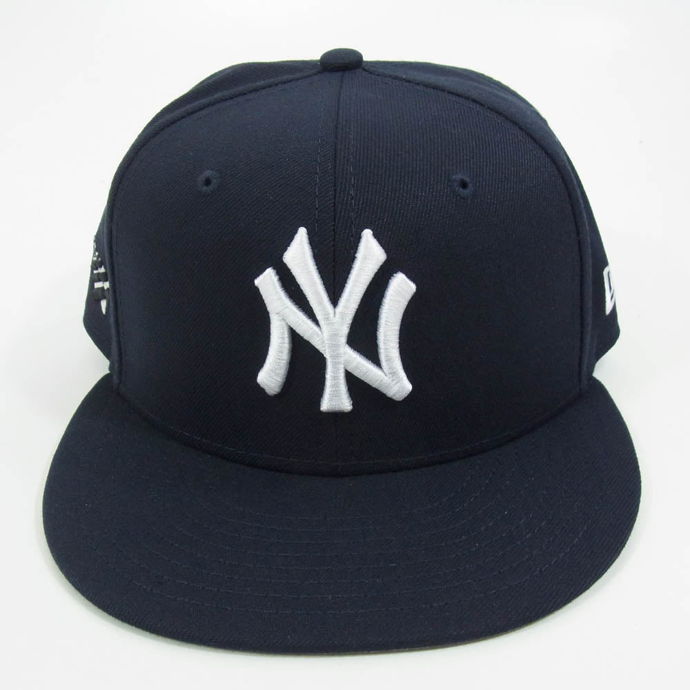NEW ERA ニューエラ Paper Planes ペーパープレーンズ NY ニューヨークヤンキース キャップ ネイビー×グレー ネイビー系 7 1/4【美品】【中古】