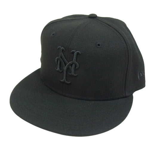 NEW ERA ニューエラ Paper Planes ペーパープレーンズ New York Mets Hat Cap ニューヨークメッツ キャップ ブラック×ブルー ブラック系 7 1/4【美品】【中古】