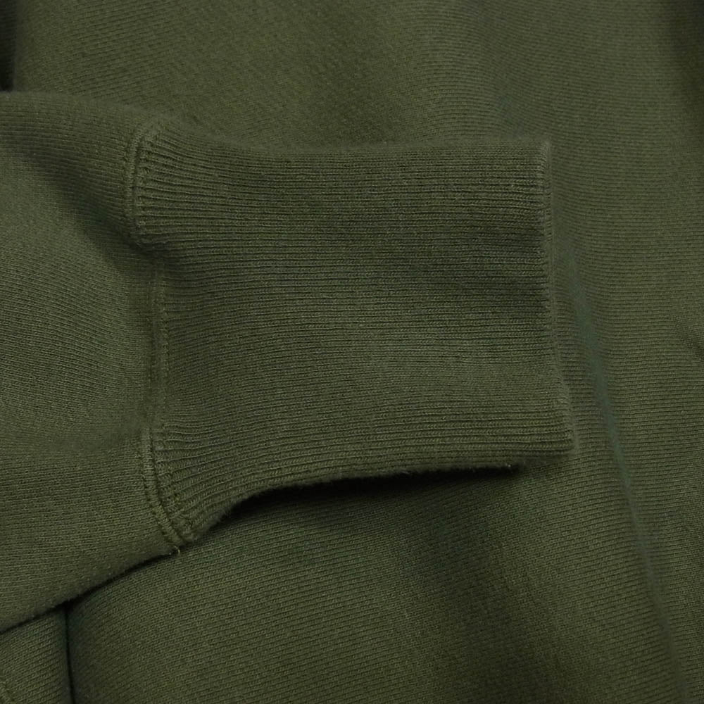 A.PRESSE アプレッセ 25SAP-05-08K Vintage Half Zip Sweat Shirt ヴィンテージ ハーフ ジップ スウェット OLIVE 2【美品】【中古】