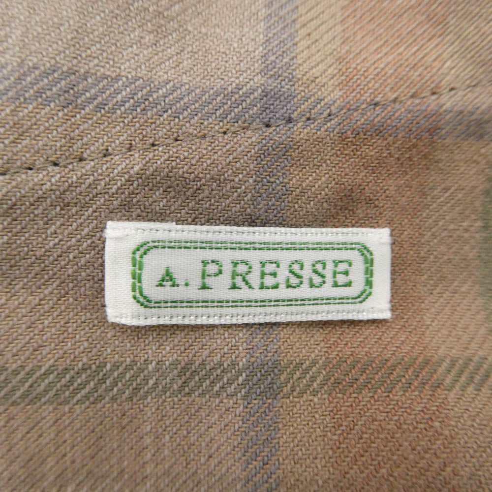 A.PRESSE アプレッセ 25SS 25SAP-01-16H Vintage Trench Coat ヴィンテージ トレンチ コート ベージュ系 2【極上美品】【中古】