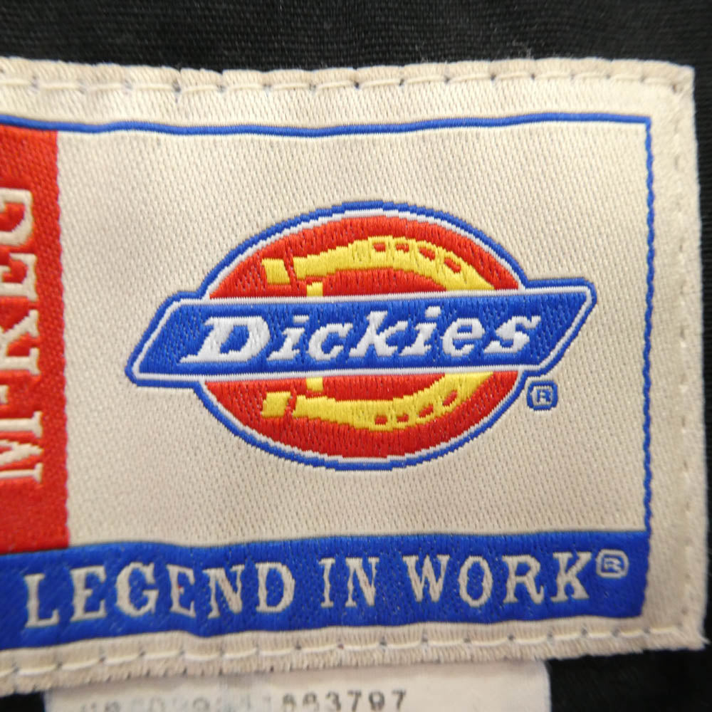 Dickies ディッキーズ W923986 90s 半袖 ツナギ オール オーバーオール インワン ブラック系 M 38/40【中古】