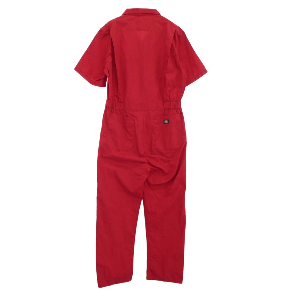 Dickies ディッキーズ 90s 半袖 ツナギ オールインワン オーバーオール レッド レッド系 M【中古】