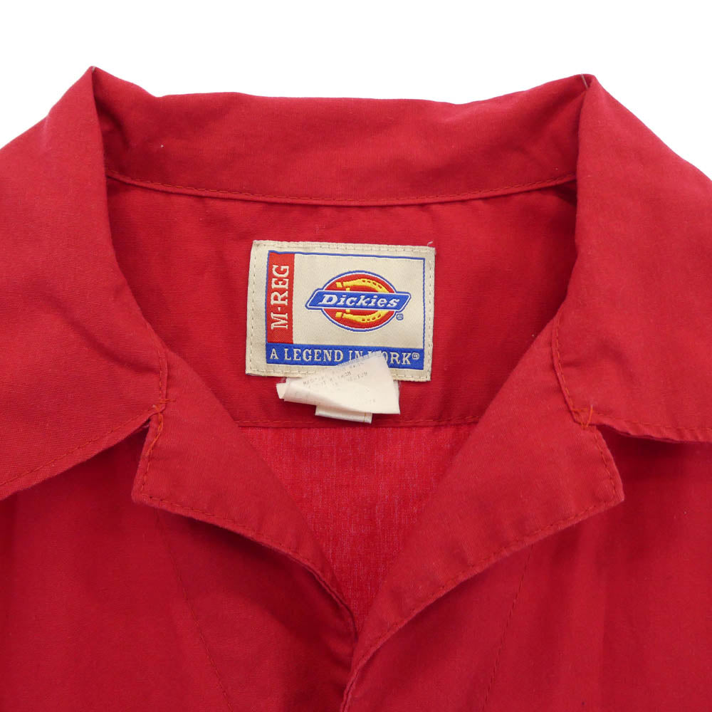 Dickies ディッキーズ 90s 半袖 ツナギ オールインワン オーバーオール レッド レッド系 M【中古】