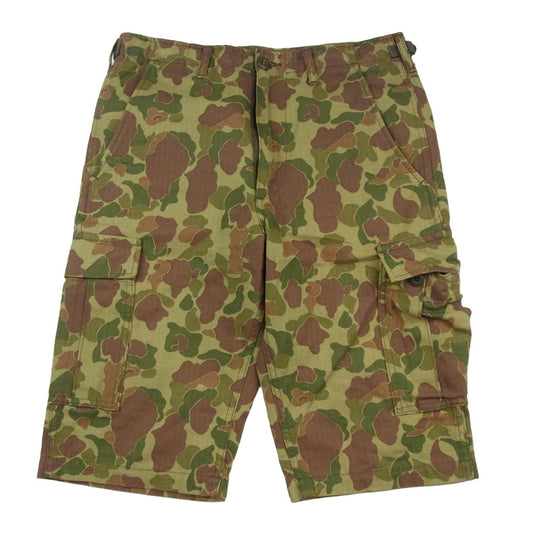 TOY'S McCOY トイズマッコイ TROUSES CARGO COMBAT カモフラ カーゴショーツ ハーフパンツ ショートパンツ カーキ系 30【中古】