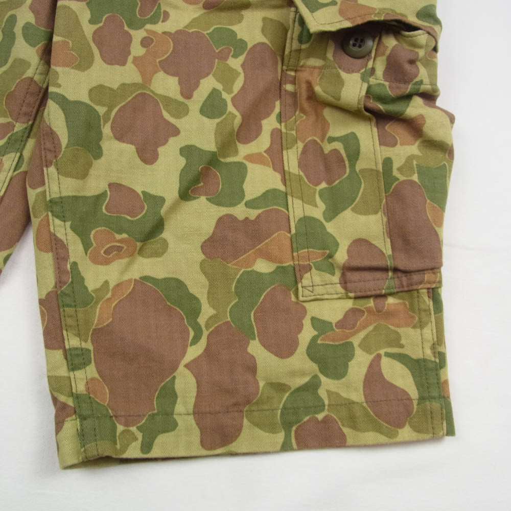 TOY'S McCOY トイズマッコイ TROUSES CARGO COMBAT カモフラ カーゴショーツ ハーフパンツ ショートパンツ カーキ系 30【中古】