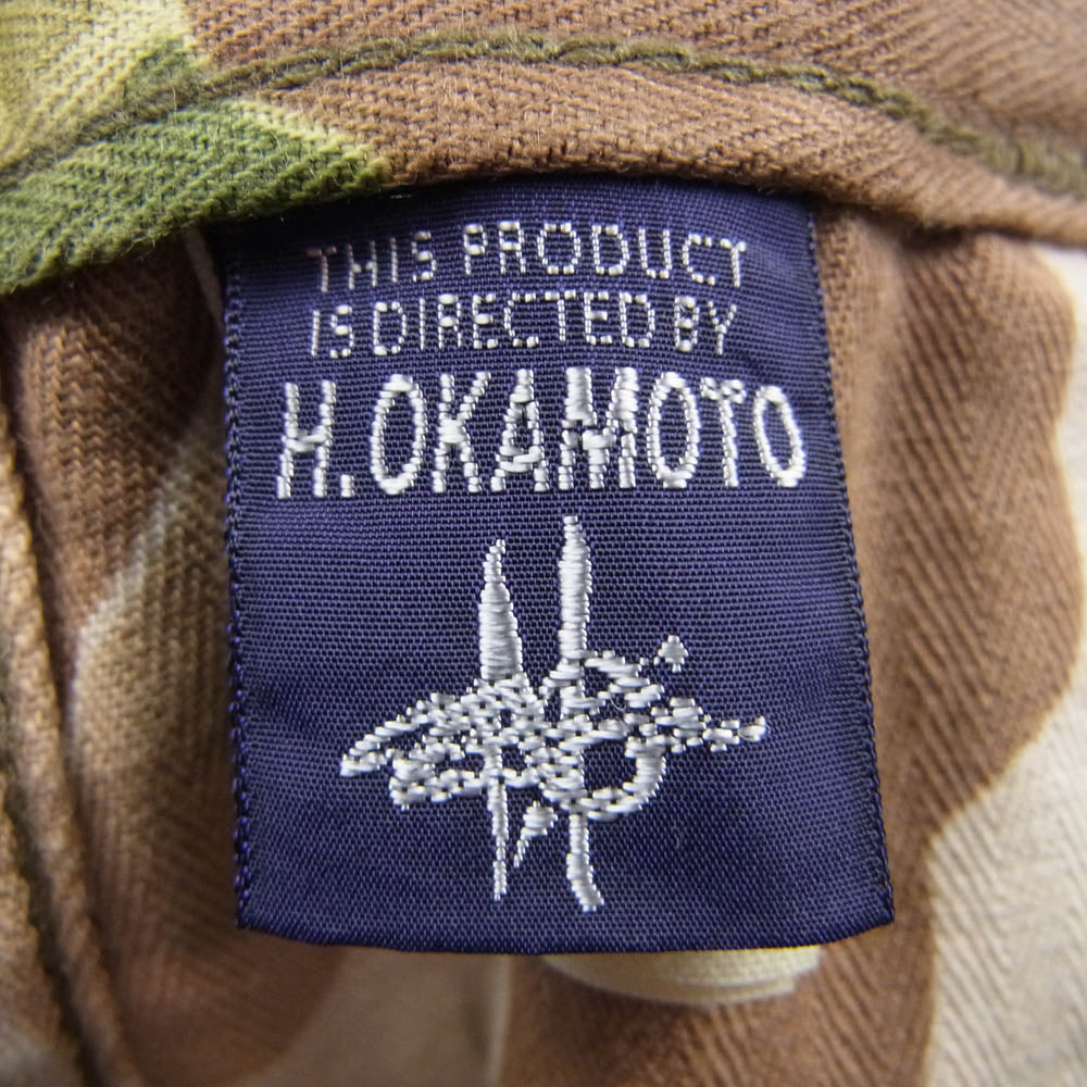 TOY'S McCOY トイズマッコイ TROUSES CARGO COMBAT カモフラ カーゴパンツ トラウザーズ カーキ系 32【中古】