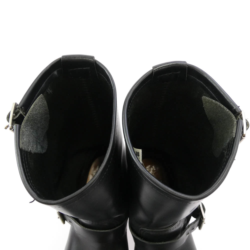RED WING レッドウィング ASTM2413-05 2268 USA製 ENGINEER BOOTS エンジニアブーツ ブラック系 US9D【中古】