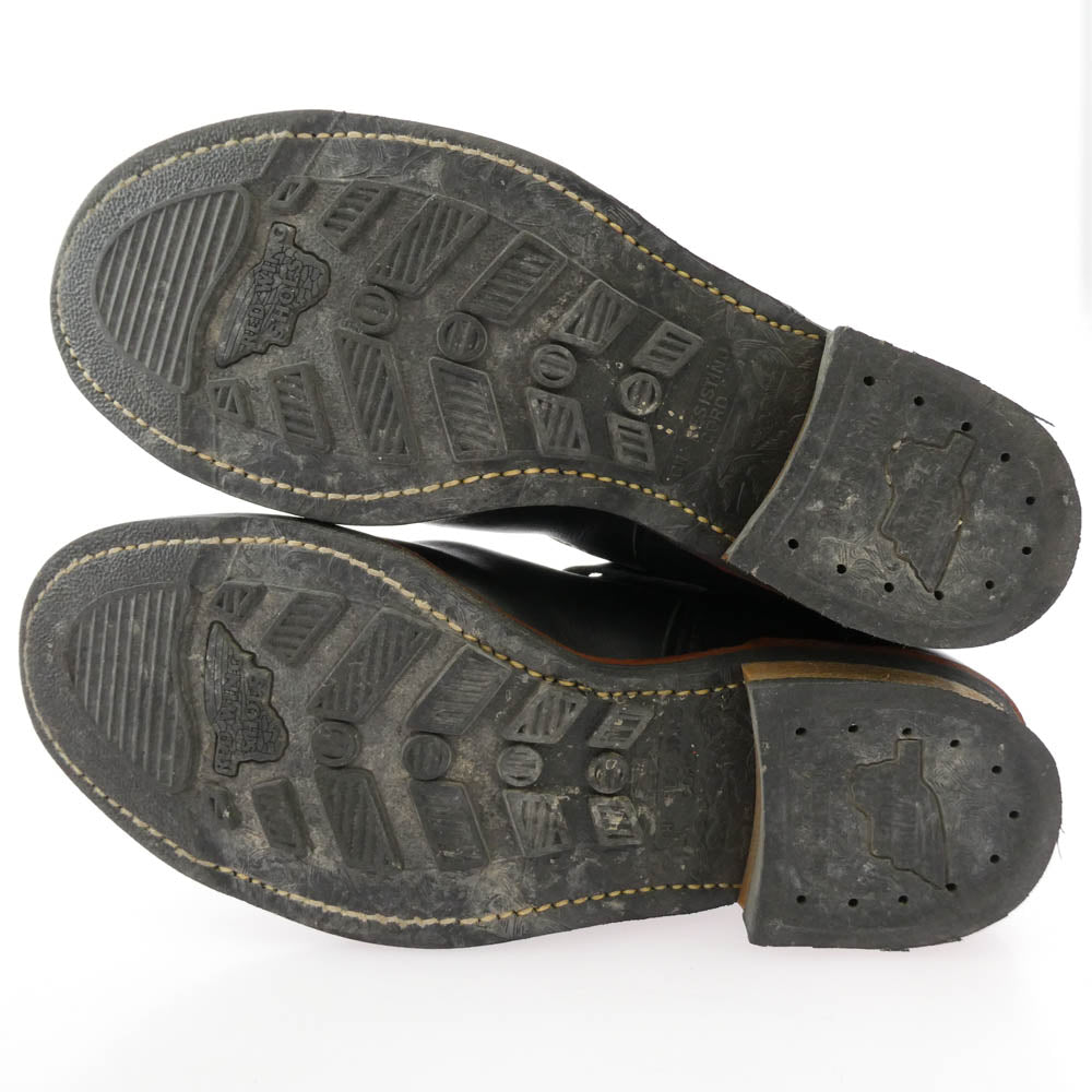 RED WING レッドウィング ASTM2413-05 2268 USA製 ENGINEER BOOTS エンジニアブーツ ブラック系 US9D【中古】