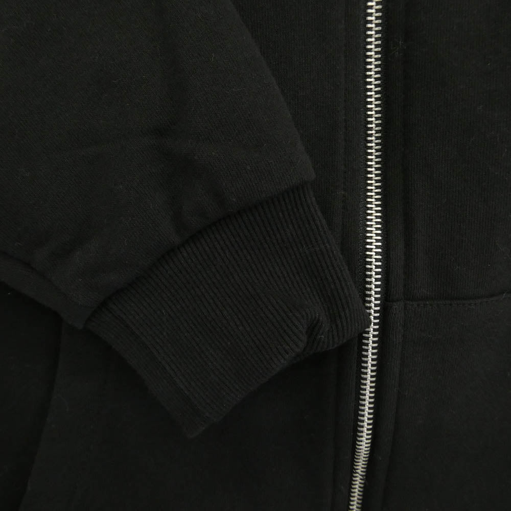 ED HARDY エドハーディ 42251501 クロス柄 オーバーサイズ フルジップ パーカー ブラック系 L【中古】