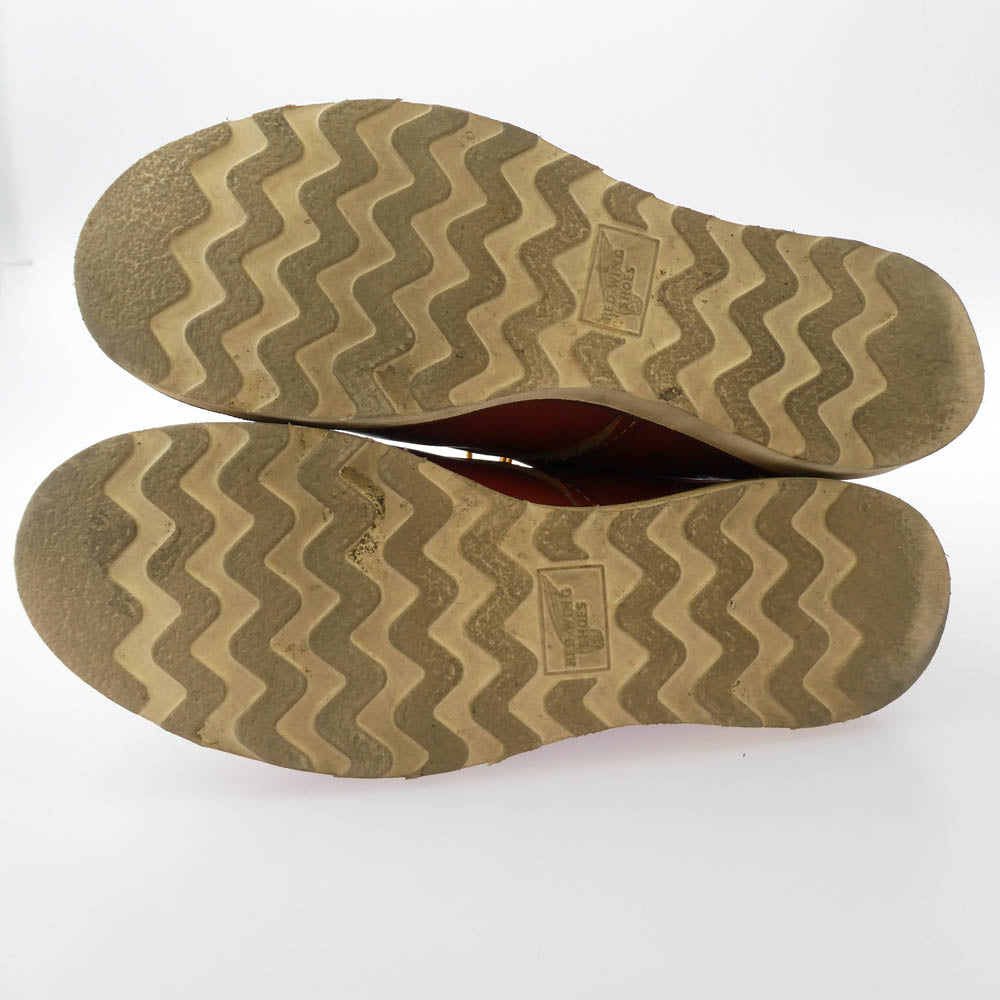 RED WING レッドウィング 復刻 犬タグ CLASSIC ROUND アイリッシュセッター プレーントゥ ブーツ オロラセット レッド系 27cm【中古】