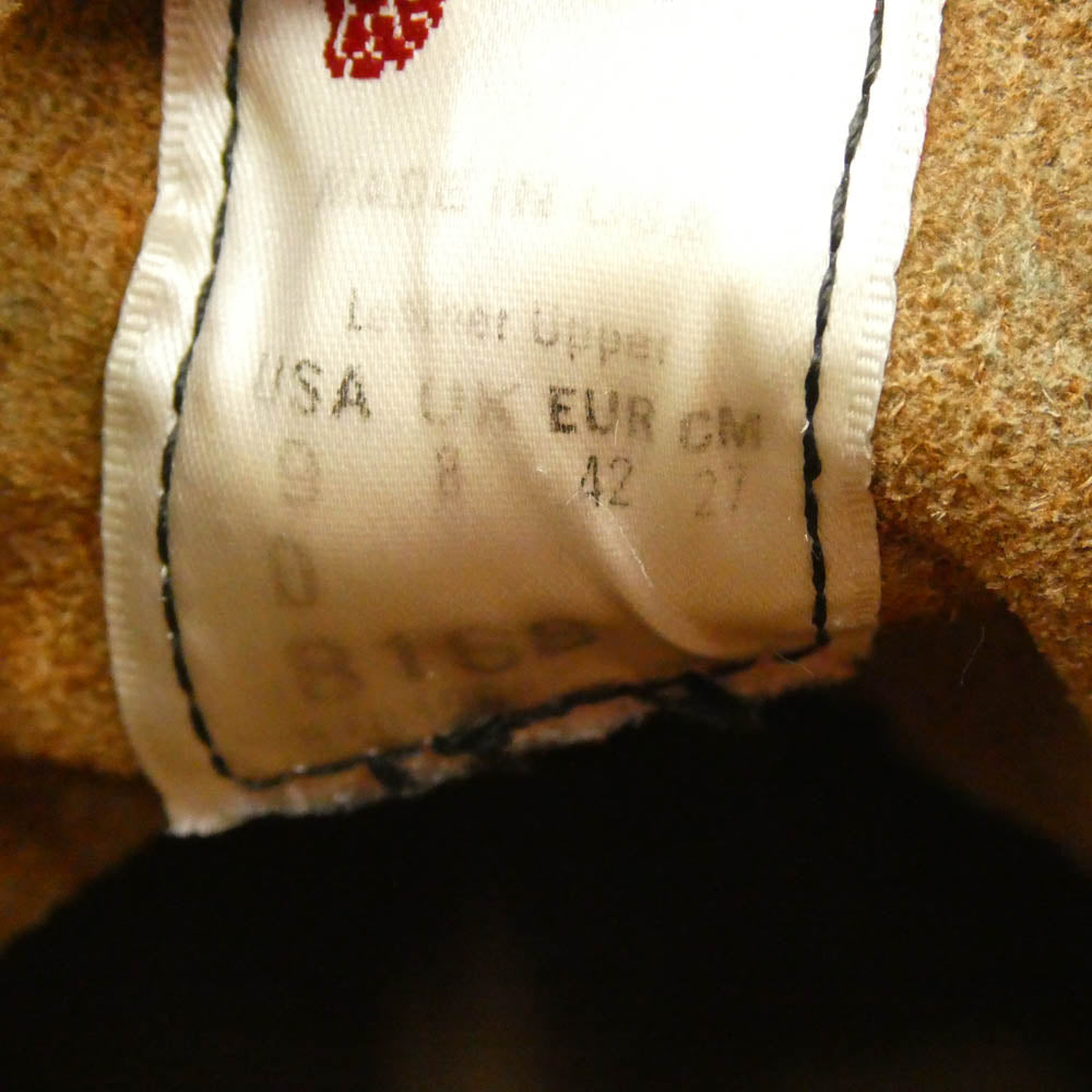 RED WING レッドウィング 復刻 犬タグ CLASSIC ROUND アイリッシュセッター プレーントゥ ブーツ オロラセット レッド系 27cm【中古】