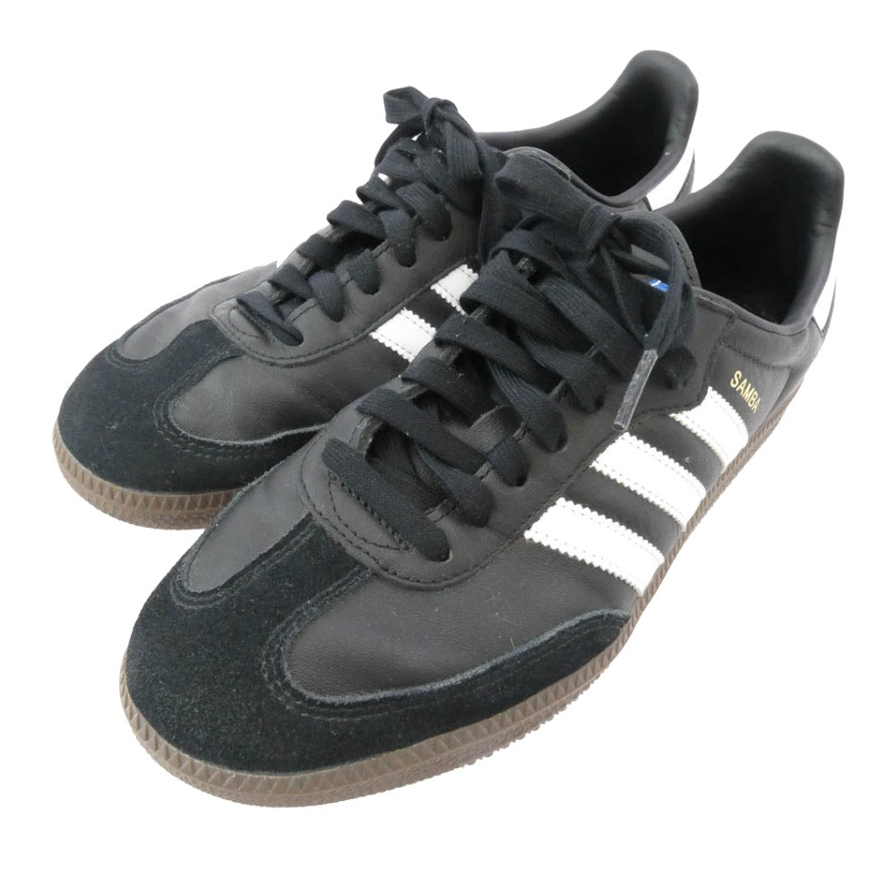 adidas アディダス B75807 Samba OG サンバ ローカットスニーカー ブラック系 26.5cm【中古】