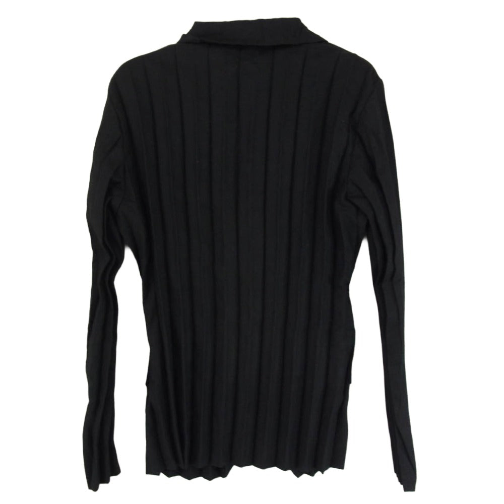 ISSEY MIYAKE イッセイミヤケ IM42FD746 WHITE LABEL ホワイトレーベル 銀タグ プリーツ 加工 ジャケット ブラック系 2【中古】