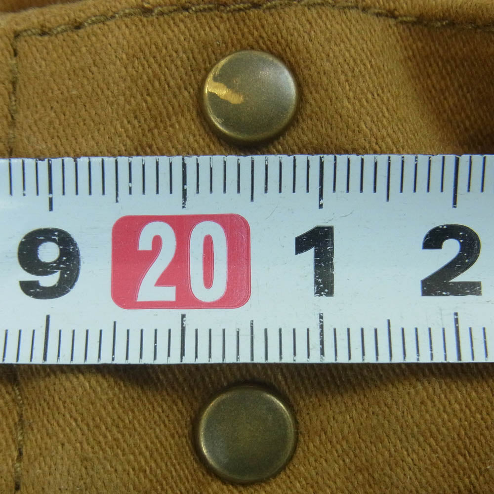 FOB FACTORY エフオービーファクトリー F0543 モールスキン トラウザーズ パンツ マスタード ブラウン系 黄土色系 M 2【中古】